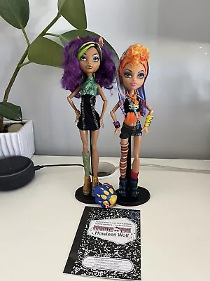 Monster High Werewolf Sisters Exclusive 2-Pack Clawdeen And Howleen Wolf 1st ED. • $62.19