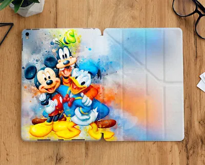 Mickey Mouse And Co Watercolor IPad Case With Display Screen For All IPad Models • $28.99