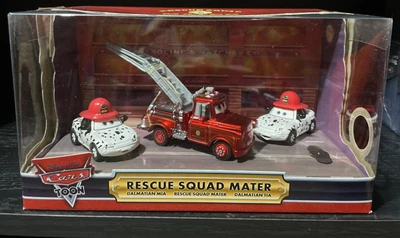 $46 • Buy 2009 SDCC Cars Rescue Squad Mater Disney Pixar Lights Mia Tia Toon 3 Pack