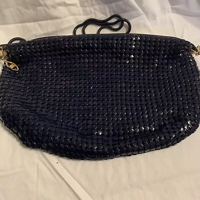 Vintage Blue Mesh Purse/Handbag/Evening Bag/Antique/Purses/Handbags/Evening Bags • $10