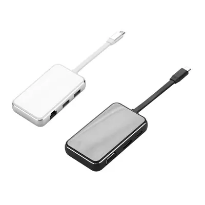 $64.95 • Buy Gextek Type USB C To HDMI VGA RJ45 6 In 1 Adapter