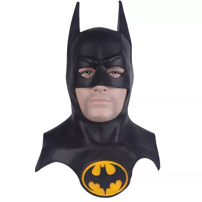 $19.90 • Buy 1989 Version The Batman Masks Full Head Bruce Wayne Cosplay Superhero Mask Props