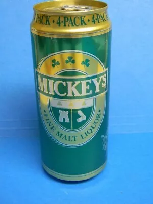 Rare 4pk Mickeys Malt Liquor Beer Can 16oz. Heileman La Crosse Wisconsin Hornet • $3.99