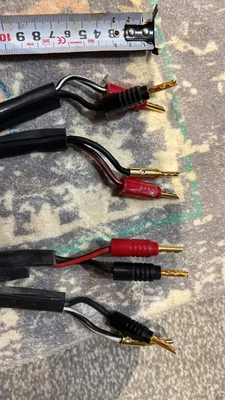 £50 • Buy LINN K400 Speaker Cable 1.8 & 2.2m Pair - Terminated Nakamishi Plugs