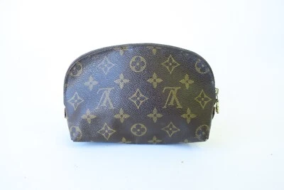 £75.95 • Buy Authentic Louis Vuitton Monogram Pochette Cosmetic Pouch Bag #15254