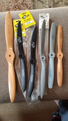 £35 • Buy Job Lot Large Scale RC Aeroplane Propellers, Aircraft Props, Wooden Propellers