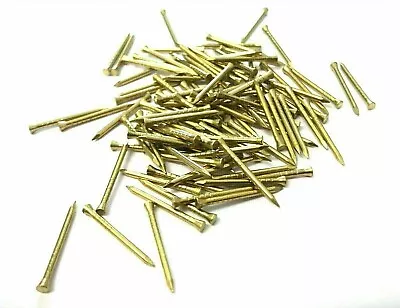 PANEL PINS 20mm25mm30mm40mm & 50mm CHOOSE SOLID BRASS OR STAINLESS STEEL • £3.26