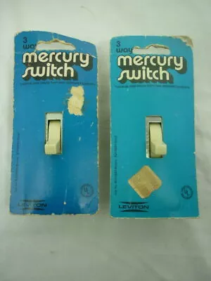 Lot Of 2 New Old Stock Vintage Leviton 3 Way Mercury Switch  23K073 • $19.99