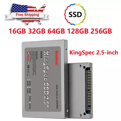 (KingSpec 2.5-inch) PATA/IDE SSD Solid State Disk MLC Flash SM2236 Controller • $56.99