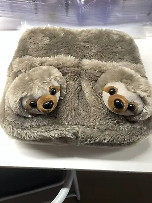 Fuzzy Sloth Foot Massager Slippers • $10