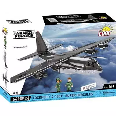 Cobi 5838 1:61 Lockheed C-130J Super Hercules Aircraft Construction Kit 641 Pcs • $112.21