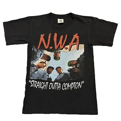 Vintage 90s NWA Rap Pro Tees USA Fabric Straight Outta Compton Small Hip-Hop • $45