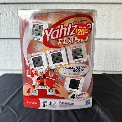 Hasbro Electronic Yahtzee Flash Game Brand New Hand Held Dice • $12