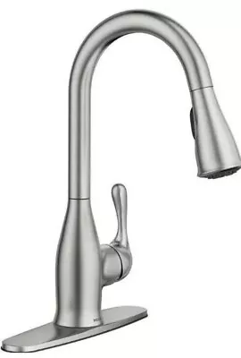 MOEN Kaden 87966SRS 1 Handle Pull-Down Sprayer Kitchen Faucet Stainless • $119