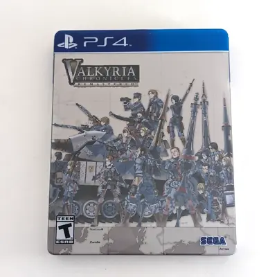 Very Good! Steelbook! Genuine PlayStation 4 PS4 Valkyria Chronicles Remastered • $89.99