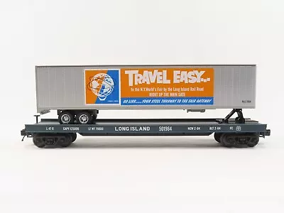 MTH 20-95158 Long Island #501964 Flat Car W/48' Trailer LN  • $72.99