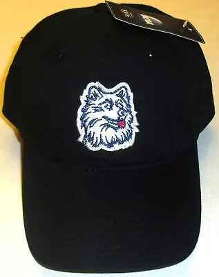 Uconn Huskies Adjustable All Black Mens Strapback Hat Dad Hat Style New Ncaa • $28.79