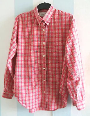 £8.99 • Buy (RV) Womens Next Red White Check Shirt 12 ( Skin Girl Mod)