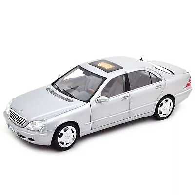 1:18 Mercedes Benz S600 By Norev In Silver 183810 Model Car • £102.49