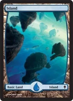 1x Island (234) - Full Art - Foil - (Moderate Play) Zendikar - MTG Seattle • $8.98