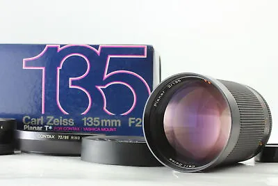 [N MINT+++ In Box] Contax Carl Zeiss Planar T* 135mm F2 MMG C/Y Lens From Japan • $1199.99