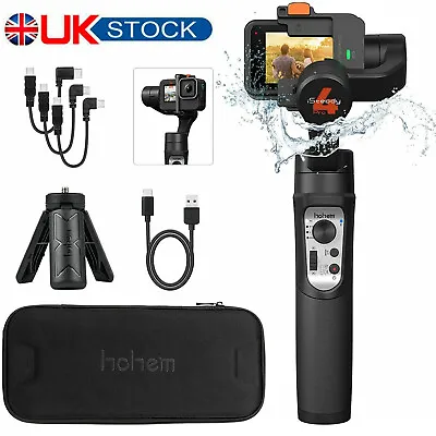 Hohem ISteady Pro 4 3-Axis Sports Camera Gimbal Stabilizer For GoPro 11 10 S0F4 • £76.99