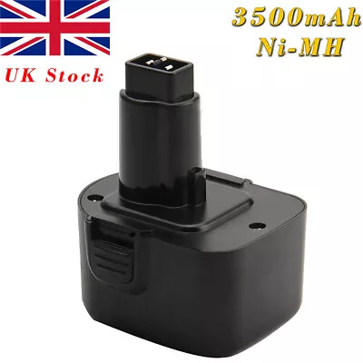 2XBattery For Dewalt 3.5AH 12V Ni-MH DE9074 DW9071 DW9072 DE9501 DW912 397745-01 • £18.91