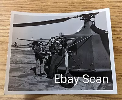 Vintage Photograph United States Military Air Force Helicopter Plane 1944  • $9.99