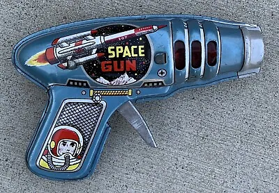 Vintage Space Gun Haji Made In Japan Tin Toy May Be 1950s See Pics • $104.50