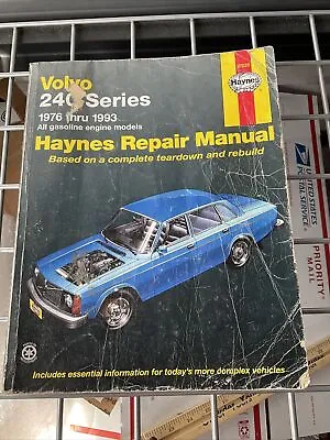 Volvo 240 Series 1976-1993 Haynes Repair Manual 97020 Shop Mechanic • $14