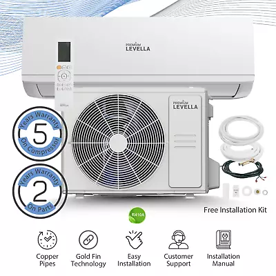 12000 BTU Air Conditioner Mini Split 16.9 SEER AC Ductless ONLY COLD 110V • $384