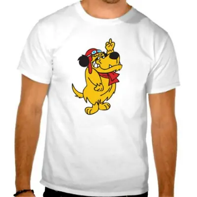 Mutley Wacky Races  Cheeky Middle Finger  Fun White T Shirt • £14.99