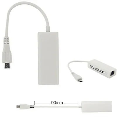 Micro USB To RJ45 Gigabit Ethernet Adapter For Raspberry Pi Zero 1.3/W Mainboard • $10.77