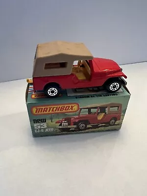 Matchbox No 53 CJ-6 Jeep With Box • $15