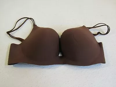 Victoria's Secret Secret Embrace Bra Brown Push Up Bra Angels 34C 508194 • $21.75