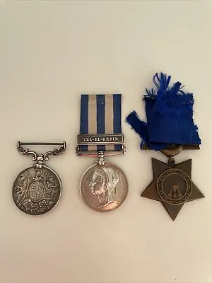 £850 • Buy Victorian Medal Trio - 1882 Egypt, 1882 Khedive's Star & Long Service & Conduct