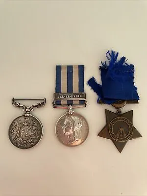 Victorian Medal Trio - 1882 Egypt 1882 Khedive's Star & Long Service & Conduct • £850