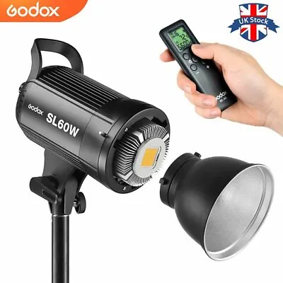 UK Godox SL-60W Studio White Version LED Light Bowens Mount Continious Lighting • £106.40