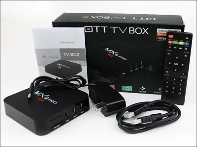 MXQ Pro Smart TV Box 4K HD Android 10 S905w Media Player Home Theater 1+8GB -X96 • $15.75