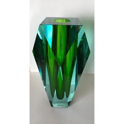 Moser  Gema  Underlay Vase By Katerina Dousova Crystal Glass W/COA UNUSED • $1980