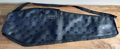 Coffin Case Gothic Style Instrument Bag With Shoulder Strap 3 Foot Black Skulls • £19.99