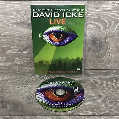David Icke  Big Brother Is Here Live At The Oxford Union Debating Society Dvd • £7.49