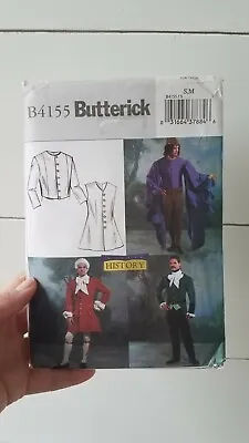 Butterick B4155 Mens Historical History Colonial Edwardian Renaissance UNCUT Sz • $16