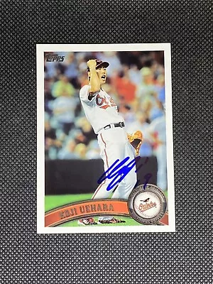 Koji Uehara Baltimore Orioles 2011 Topps Signed Auto Card #164 ~ COA • $9.95