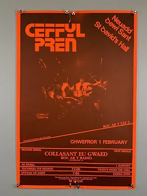 Ceffyl Pren NWOBHM Vintage Poster St David's Hall Cardiff 1985 • £82.50