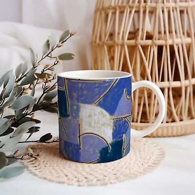 Coffee Mug | Blue Coffee Mug | Abstract Coffee Mug | Colorful Mug | Fine Art • $21.99
