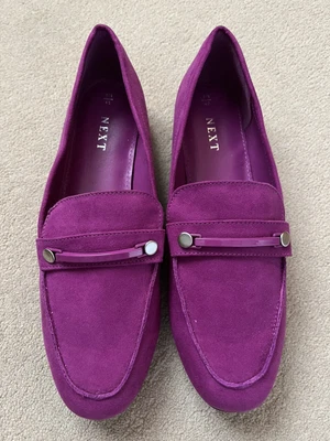 £10 • Buy Bnwt Next Magenta Loafer Shoes Size 6.5 (40)
