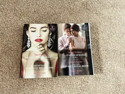 2 X MILLS & BOON 2 IN 1 MODERN COLLECTIONS 2018 & 2019   • £1.50