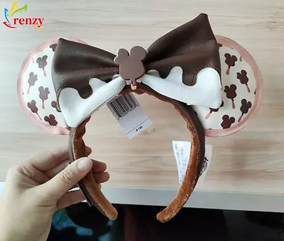 Disney Parks 50th Chocolate Popsicle Loungefly Minnie Ears Mickey Mouse Headband • $18.89