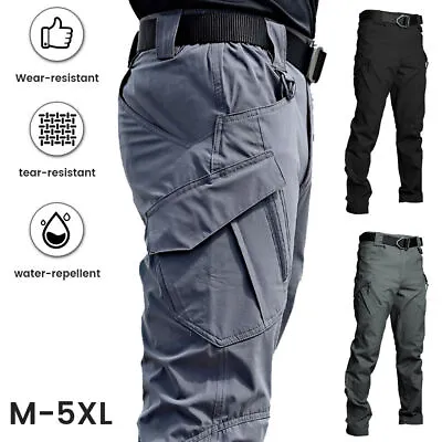 £12.99 • Buy Mens Tactical Cargo Pants Outdoor Hiking Trekking Army Joggers Military Trousers